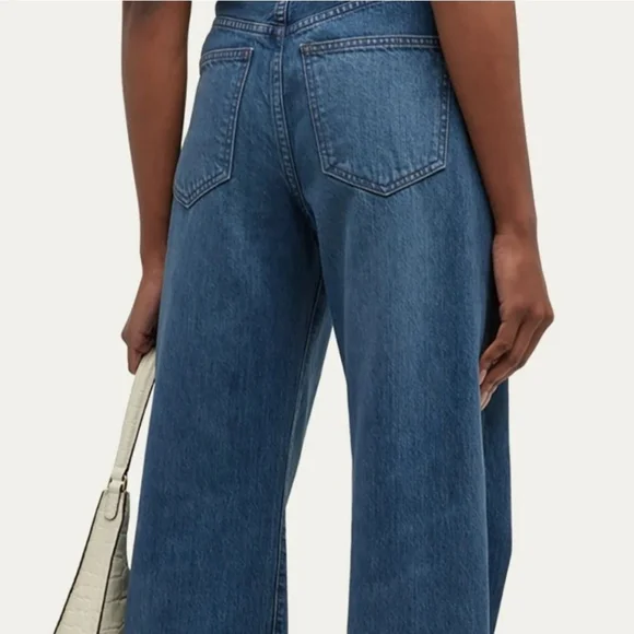 Veronica Beard Wide Leg Patch Pocket Jeans Size 26 - Picture 5 of 15